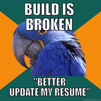 BUILD IS BROKEN 