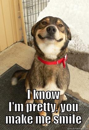  I KNOW I'M PRETTY, YOU MAKE ME SMILE Good Dog Greg