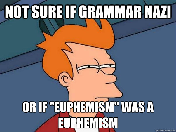 Not sure if grammar nazi or if 
