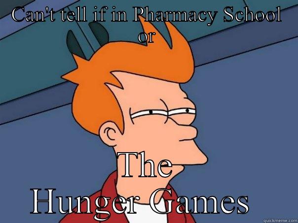 PharmD baby - CAN'T TELL IF IN PHARMACY SCHOOL OR THE HUNGER GAMES  Futurama Fry