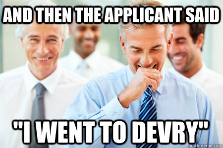 and then the applicant said 