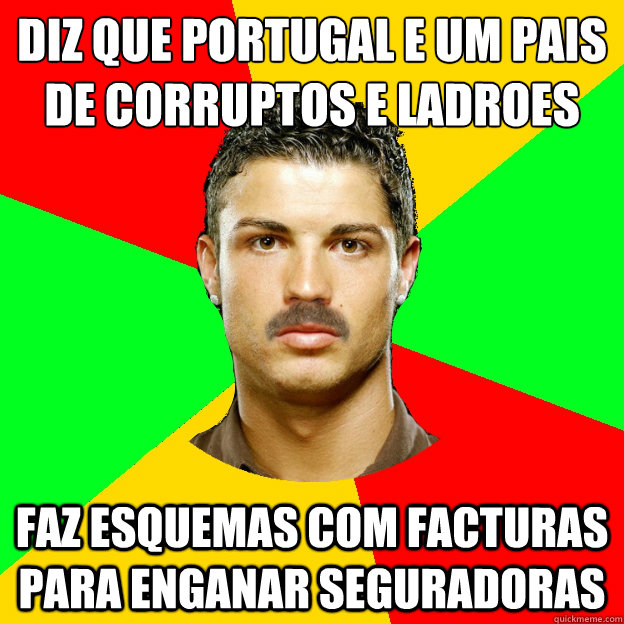 diz que portugal e´ um pais de corruptos e ladroes faz esquemas com facturas para enganar seguradoras  