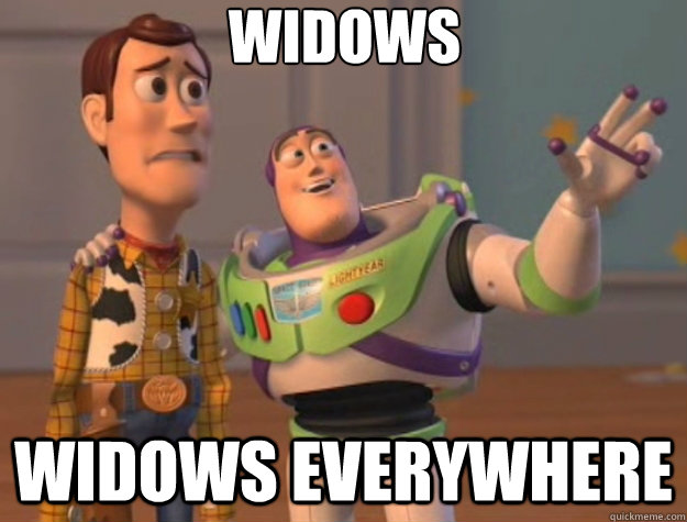 Widows widows everywhere - Widows widows everywhere  Misc