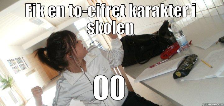 FIK EN TO-CIFRET KARAKTER I SKOLEN 00 Misc