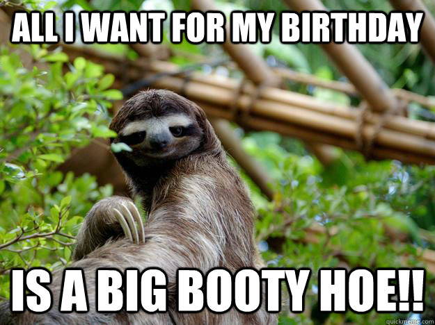 All i want for my birthday is a big booty hoe!! - All i want for my birthday is a big booty hoe!!  Misc