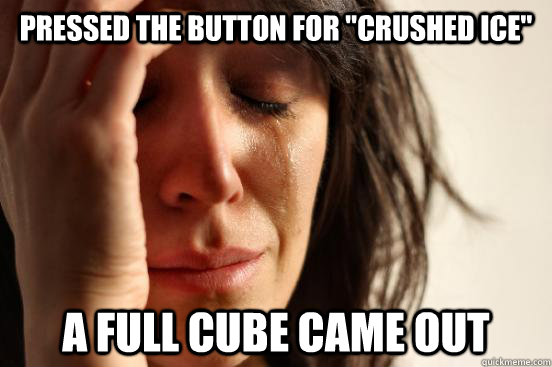 pressed the button for 