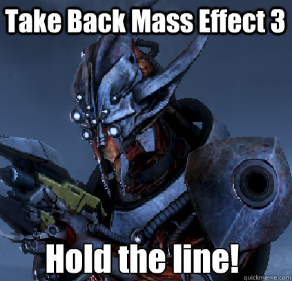 Take Back Mass Effect 3 Hold the line! - Take Back Mass Effect 3 Hold the line!  Marauder Shields