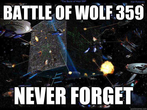 battle of wolf 359 never forget - battle of wolf 359 never forget  Lets remember their sacrifice...