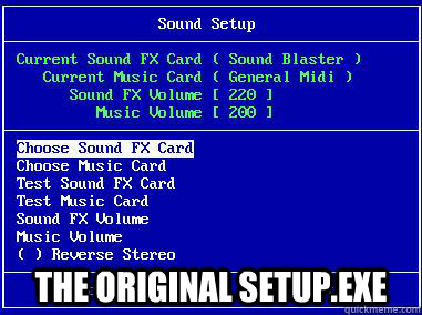  The original setup.exe -  The original setup.exe  og setup