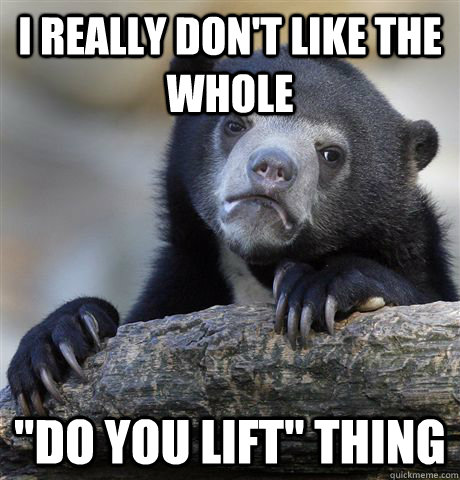 I really don't like the whole  