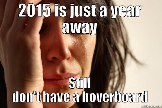 2015 IS JUST A YEAR AWAY STILL DON'T HAVE A HOVERBOARD First World Problems