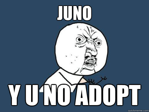 JUNO y u no adopt  Y U No