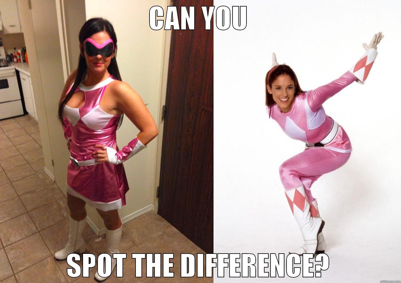 Futuristic Pink Ranger - CAN YOU SPOT THE DIFFERENCE? Misc