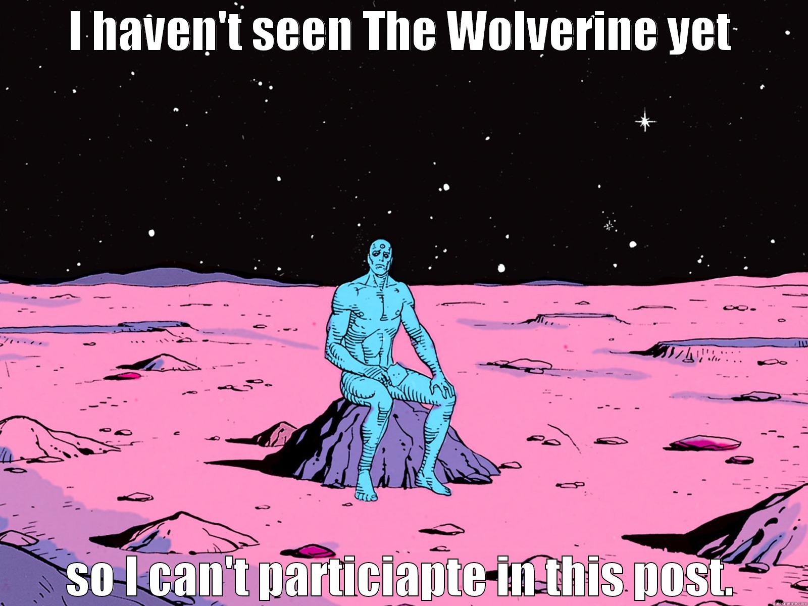 Sadface Dr. Manhattan - I HAVEN'T SEEN THE WOLVERINE YET SO I CAN'T PARTICIPATE IN THIS POST. Misc