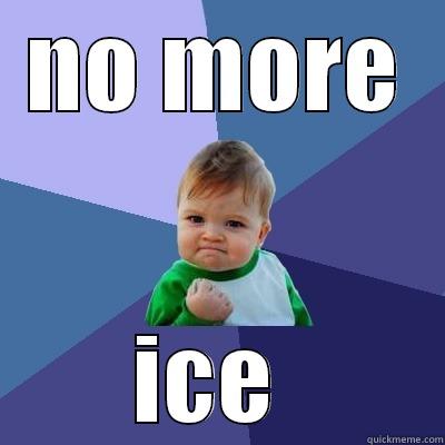 NO MORE ICE  Success Kid