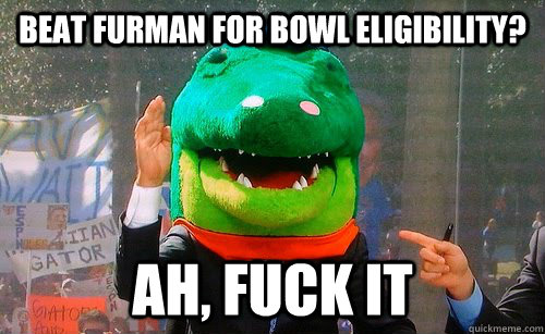 Beat Furman for bowl eligibility? Ah, fuck it  Lee Corso Fuck It