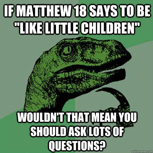 if matthew 18 says to be 