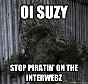 OI SUZY STOP PIRATIN' ON THE INTERWEBZ  Macmillan supports SOPA
