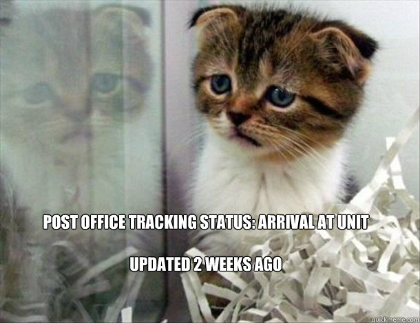 Post Office Tracking Status: Arrival at Unit

Updated 2 weeks ago  