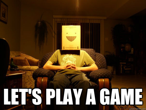  Let's play a game -  Let's play a game  Whats in the box!