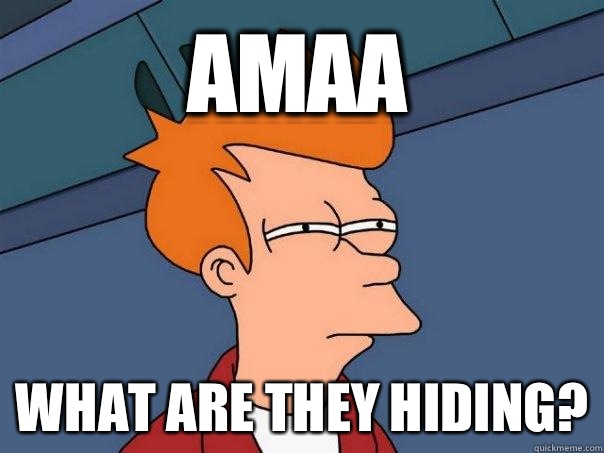 AMAA What are they hiding?  Futurama Fry