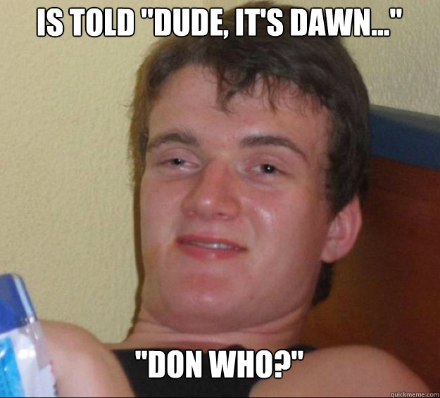 is told 