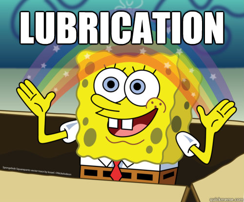 lubrication   Spongebob rainbow