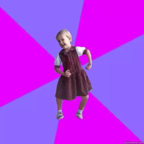 elemenopi girl dance -     Socially awesome kindergartener
