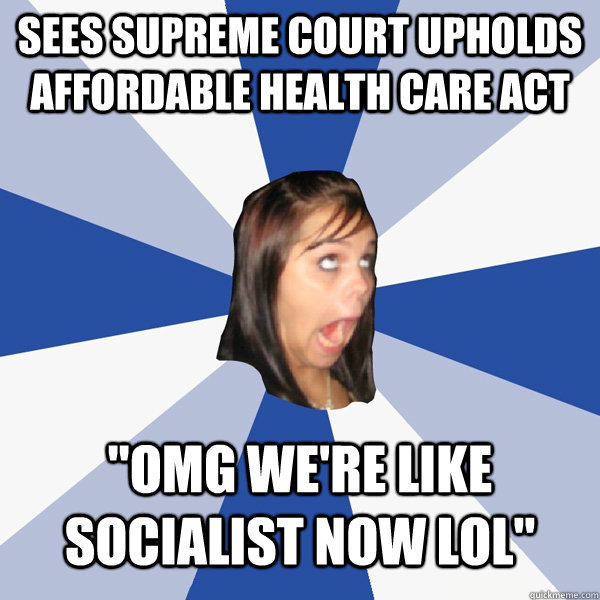 Sees Supreme Court upholds Affordable Health Care Act  