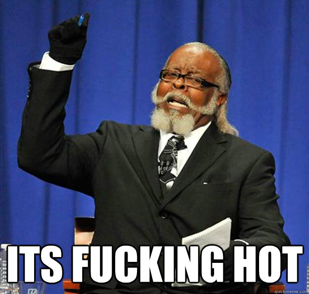  its fucking hot  Jimmy McMillan