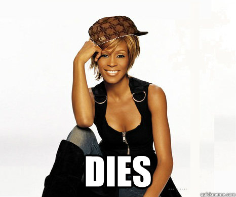  dies  Scumbag Whitney Houston