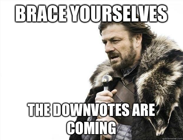 Brace yourselves The downvotes are coming  Brace yourselves christmas fan fiction