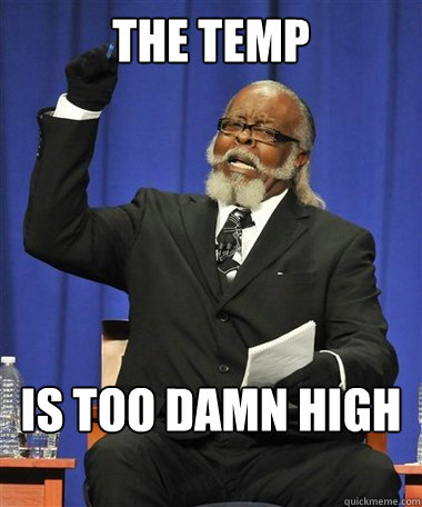 The Temp Is too damn high  Rent Is Too Damn High Guy