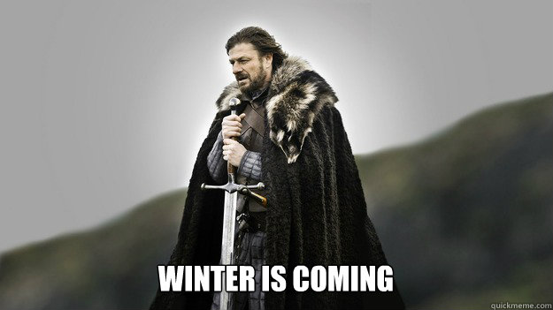  WINTER IS COMING -  WINTER IS COMING  Ned stark winter is coming
