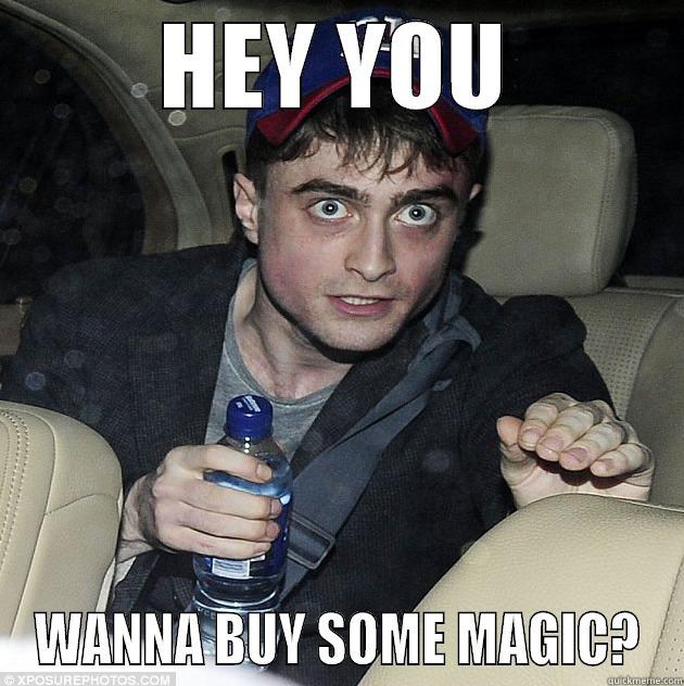 cracked out harry potter - HEY YOU WANNA BUY SOME MAGIC? Misc