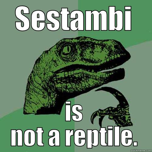SESTAMBI IS NOT A REPTILE. Philosoraptor