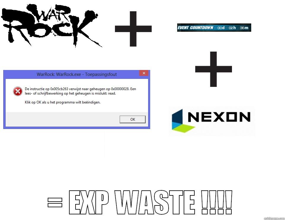  = EXP WASTE !!!! Misc