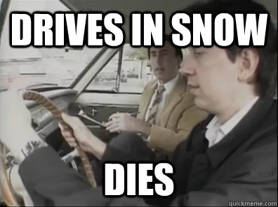 DRIVES IN SNOW DIES  Seattle Driver
