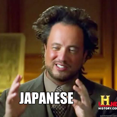  japanese Caption 3 goes here -  japanese Caption 3 goes here  Alien Guy Meme