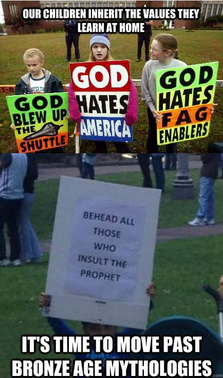 Our children inherit the values they learn at home It's time to move past bronze age mythologies  - Our children inherit the values they learn at home It's time to move past bronze age mythologies   Brainwashed Children
