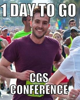 1 DAY TO GO  CGS CONFERENCE Ridiculously photogenic guy
