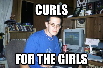 curls for the girls  Eliace meme