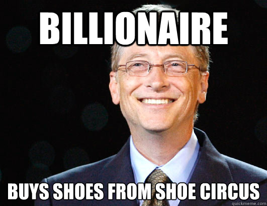 billionaire buys shoes from shoe circus  