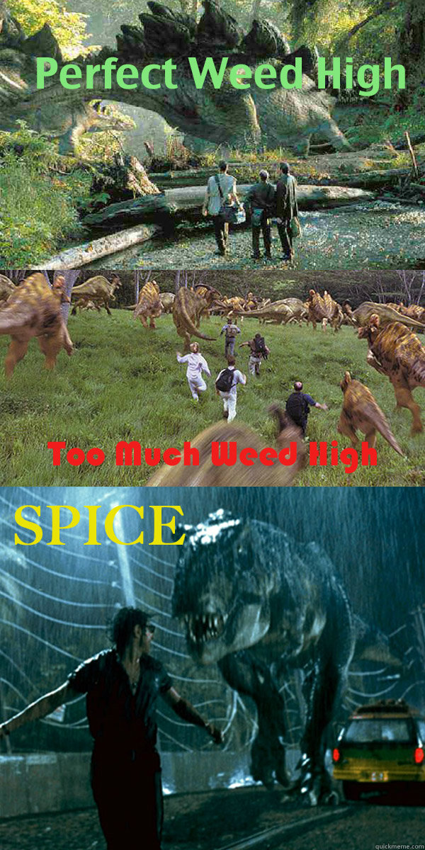 Untitled -   The Jurassic difference between Weed and Spice