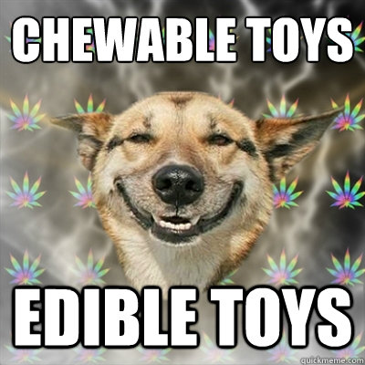 chewable toys edible toys  Stoner Dog
