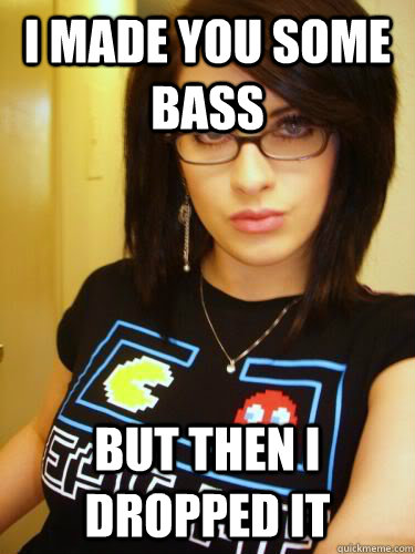 I MADE YOU SOME BASS BUT THEN I DROPPED IT  Cool Chick Carol