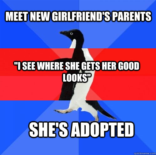 Meet new girlfriend's parents 