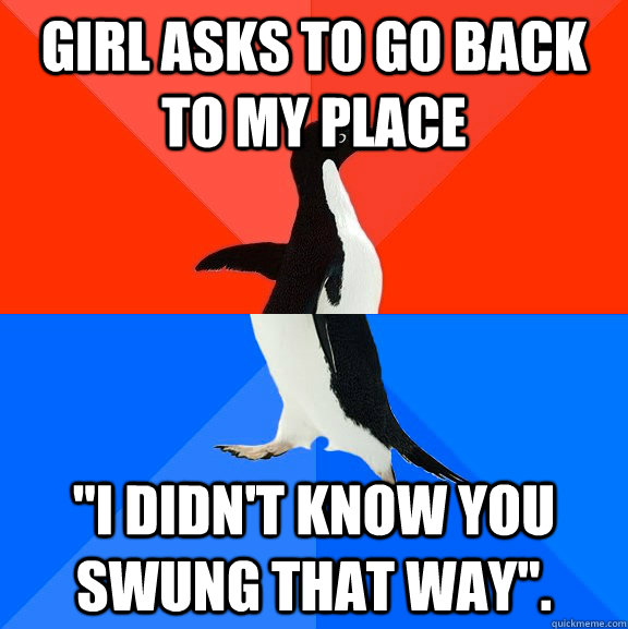 Girl asks to go back to my place 