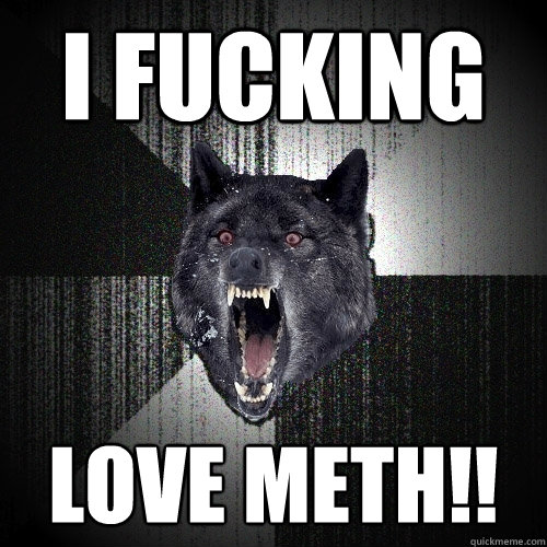 I fucking  Love Meth!!  Insanity Wolf