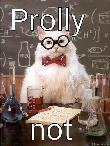 Prolly not - PROLLY  NOT Chemistry Cat